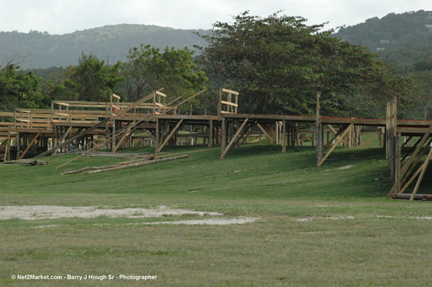 The Aqueduct Venue Under Construction - Thursday, January 18th - 10th Anniversary - Air Jamaica Jazz & Blues Festival 2007 - The Art of Music - Tuesday, January 23 - Saturday, January 27, 2007, The Aqueduct on Rose Hall, Montego Bay, Jamaica - Negril Travel Guide, Negril Jamaica WI - http://www.negriltravelguide.com - info@negriltravelguide.com...!