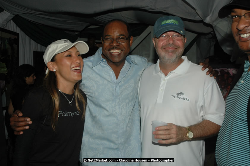 Minister of Tourism, Hon. Edmund Bartlett, and Director of Tourism, Basil Smith at the Air Jamaica Jazz and Blues Festival 2008 The Art of Music - Saturday, January 26, 2008 - Air Jamaica Jazz & Blues 2008 The Art of Music venue at the Aqaueduct on Rose Hall Resort & Counrty Club, Montego Bay, St. James, Jamaica W.I. - Thursday, January 24 - Saturday, January 26, 2008 - Photographs by Net2Market.com - Claudine Housen & Barry J. Hough Sr, Photographers - Negril Travel Guide, Negril Jamaica WI - http://www.negriltravelguide.com - info@negriltravelguide.com...!