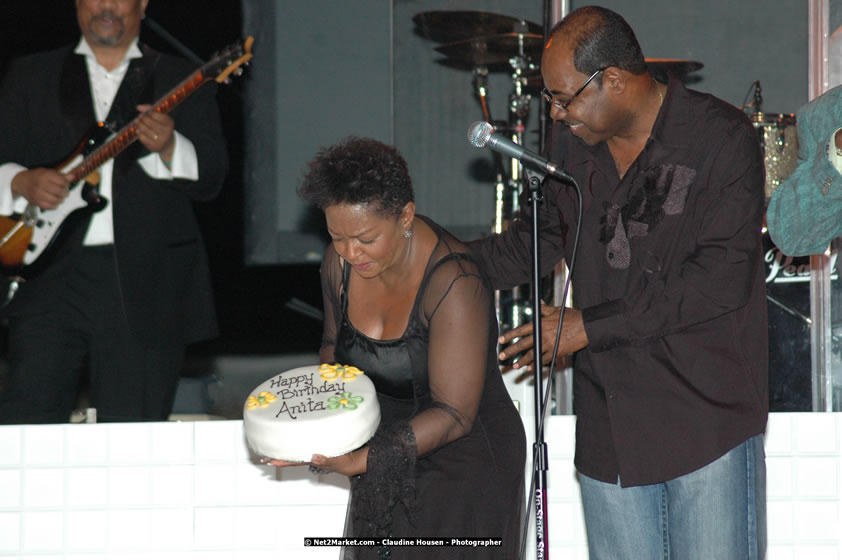 The Hon. Orette Bruce Goldwin, M.P., Prime Minister of Jamaica, Minister of Tourism, Hon. Edmund Bartlett, and Director of Tourism, Basil Smith at the Air Jamaica Jazz and Blues Festival 2008 The Art of Music - Thrusday, January 24, 2008 - Air Jamaica Jazz & Blues 2008 The Art of Music venue at the Aqaueduct on Rose Hall Resort & Counrty Club, Montego Bay, St. James, Jamaica W.I. - Thursday, January 24 - Saturday, January 26, 2008 - Photographs by Net2Market.com - Claudine Housen & Barry J. Hough Sr, Photographers - Negril Travel Guide, Negril Jamaica WI - http://www.negriltravelguide.com - info@negriltravelguide.com...!