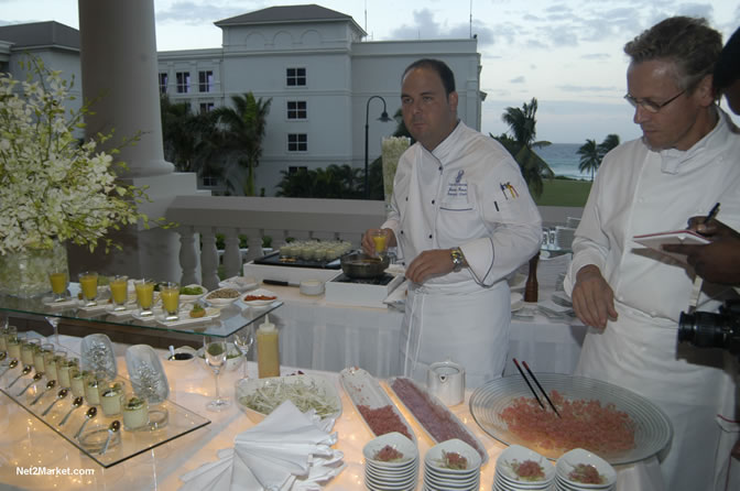 The Ritz Carlton Caribbean Cocktail Reception, Montego Bay - Caribbean MarketPlace 2005 by the Caribbean Hotel Association - Negril Travel Guide, Negril Jamaica WI - http://www.negriltravelguide.com - info@negriltravelguide.com...!