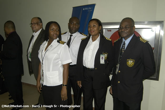 Delta Air Lines Inaugural Flight From New York's JFK Airport to Sangster International Airport, Montego Bay, Jamaica - June 9, 2007 - Sangster International Airport - Montego Bay, St James, Jamaica W.I. - MBJ Limited - Transforming Sangster International Airport into a world class facility - Photographs by Net2Market.com - Negril Travel Guide, Negril Jamaica WI - http://www.negriltravelguide.com - info@negriltravelguide.com...!