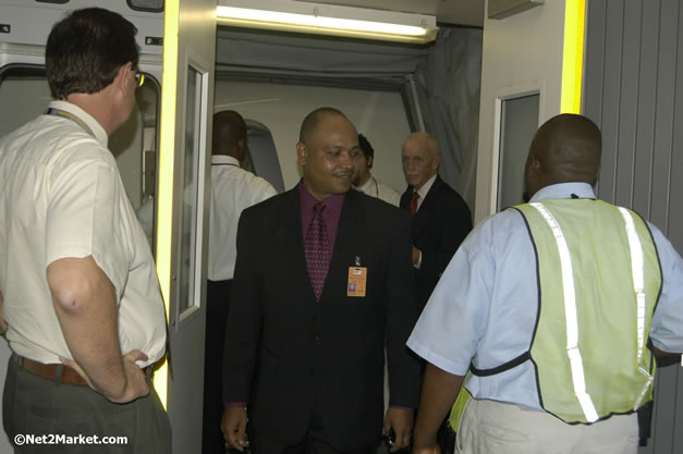 Delta Air Lines Inaugural Flight From New York's JFK Airport to Sangster International Airport, Montego Bay, Jamaica - June 9, 2007 - Sangster International Airport - Montego Bay, St James, Jamaica W.I. - MBJ Limited - Transforming Sangster International Airport into a world class facility - Photographs by Net2Market.com - Negril Travel Guide, Negril Jamaica WI - http://www.negriltravelguide.com - info@negriltravelguide.com...!