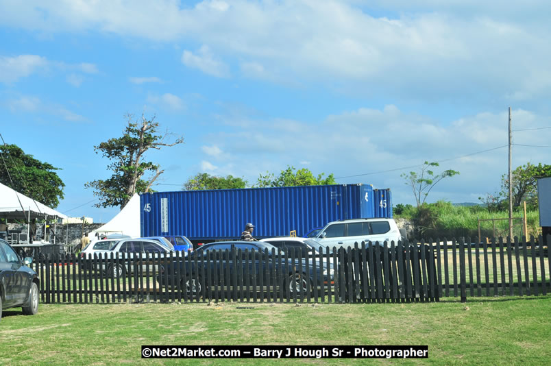 Preparations at the Venue - Jamaica Jazz and Blues Festival 2009, Thursday, January 15, 2009 - Venue at the Aqueduct on Rose Hall Resort &amp; Country Club, Montego Bay, Jamaica - Thursday, January 22 - Saturday, January 24, 2009 - Photographs by Net2Market.com - Barry J. Hough Sr, Photographer/Photojournalist - Negril Travel Guide, Negril Jamaica WI - http://www.negriltravelguide.com - info@negriltravelguide.com...!