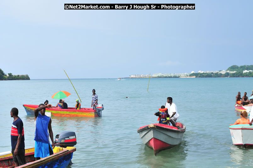 Lucea Cross the Harbour @ Lucea Car Park - All Day Event - Cross the Harbour Swim, Boat Rides, and Entertainment for the Family - Concert Featuring: Bushman, George Nooksl, Little Hero, Bushi One String, Dog Rice and many local Artists - Friday, August 1, 2008 - Lucea, Hanover Jamaica - Photographs by Net2Market.com - Barry J. Hough Sr. Photojournalist/Photograper - Photographs taken with a Nikon D300 - Negril Travel Guide, Negril Jamaica WI - http://www.negriltravelguide.com - info@negriltravelguide.com...!