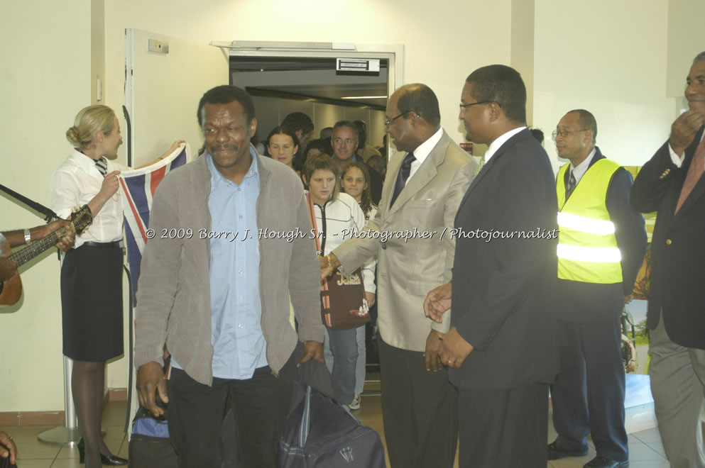  British Airways Inaugurates New Scheduled Service from London Gatwick Airport to Sangster International Airport, Montego Bay, Jamaica, Thursday, October 29, 2009 - Photographs by Barry J. Hough Sr. Photojournalist/Photograper - Photographs taken with a Nikon D70, D100, or D300 - Negril Travel Guide, Negril Jamaica WI - http://www.negriltravelguide.com - info@negriltravelguide.com...!