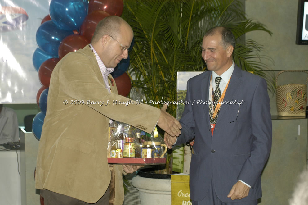  British Airways Inaugurates New Scheduled Service from London Gatwick Airport to Sangster International Airport, Montego Bay, Jamaica, Thursday, October 29, 2009 - Photographs by Barry J. Hough Sr. Photojournalist/Photograper - Photographs taken with a Nikon D70, D100, or D300 - Negril Travel Guide, Negril Jamaica WI - http://www.negriltravelguide.com - info@negriltravelguide.com...!