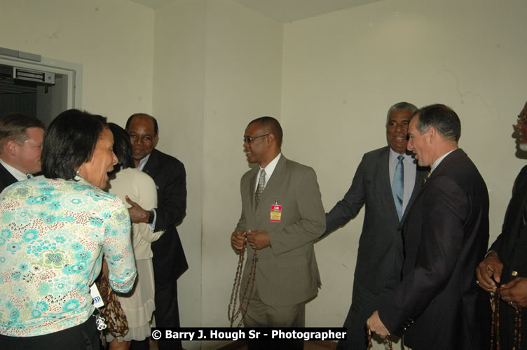 JetBue Airways' Inaugural Air Service between Sangster International Airport, Montego Bay and John F. Kennedy Airport, New York at MBJ Airports Sangster International Airport, Montego Bay, St. James, Jamaica - Thursday, May 21, 2009 - Photographs by Net2Market.com - Barry J. Hough Sr, Photographer/Photojournalist - Negril Travel Guide, Negril Jamaica WI - http://www.negriltravelguide.com - info@negriltravelguide.com...!