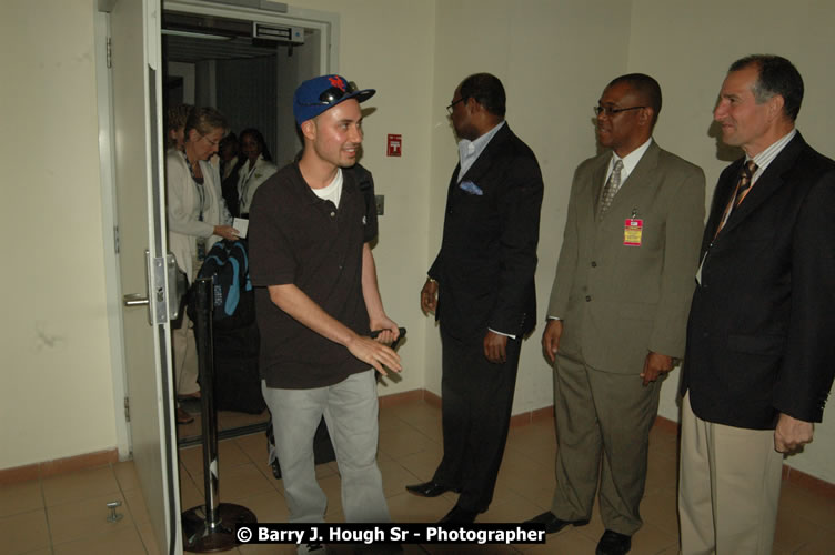 JetBue Airways' Inaugural Air Service between Sangster International Airport, Montego Bay and John F. Kennedy Airport, New York at MBJ Airports Sangster International Airport, Montego Bay, St. James, Jamaica - Thursday, May 21, 2009 - Photographs by Net2Market.com - Barry J. Hough Sr, Photographer/Photojournalist - Negril Travel Guide, Negril Jamaica WI - http://www.negriltravelguide.com - info@negriltravelguide.com...!