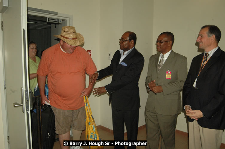 JetBue Airways' Inaugural Air Service between Sangster International Airport, Montego Bay and John F. Kennedy Airport, New York at MBJ Airports Sangster International Airport, Montego Bay, St. James, Jamaica - Thursday, May 21, 2009 - Photographs by Net2Market.com - Barry J. Hough Sr, Photographer/Photojournalist - Negril Travel Guide, Negril Jamaica WI - http://www.negriltravelguide.com - info@negriltravelguide.com...!