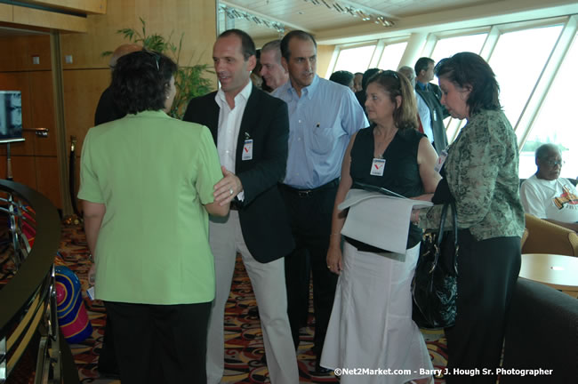 MS Freedom Of The Seas [Royal Caribbean International's - Newest Vessel] Plaques &amp; Keys Ceremony in order to commemorate its first arrival at the Port Montego Bay Photos - Negril Travel Guide, Negril Jamaica WI - http://www.negriltravelguide.com - info@negriltravelguide.com...!