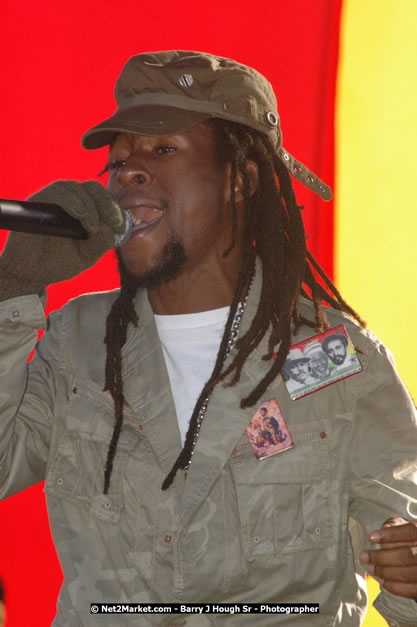 Jah Cure at Tru-Juice Rebel Salute 2008 - The 15th staging of Tru-Juice Rebel Salute, Saturday, January 12, 2008, Port Kaiser Sports Club, St. Elizabeth, Jamaica W.I. - Photographs by Net2Market.com - Barry J. Hough Sr, Photographer - Negril Travel Guide, Negril Jamaica WI - http://www.negriltravelguide.com - info@negriltravelguide.com...!