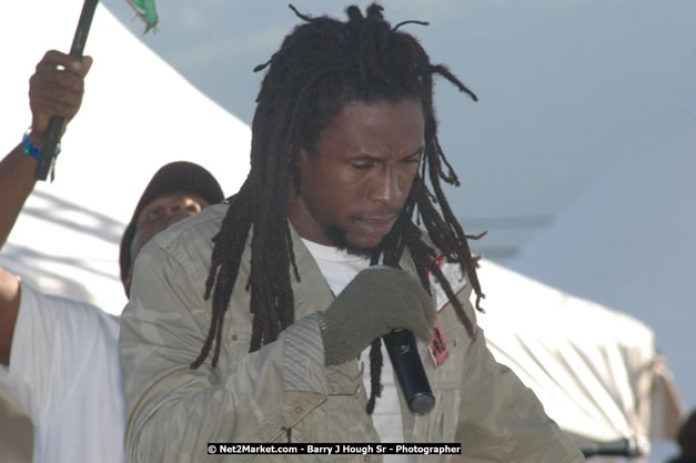 Jah Cure at Tru-Juice Rebel Salute 2008 - The 15th staging of Tru-Juice Rebel Salute, Saturday, January 12, 2008, Port Kaiser Sports Club, St. Elizabeth, Jamaica W.I. - Photographs by Net2Market.com - Barry J. Hough Sr, Photographer - Negril Travel Guide, Negril Jamaica WI - http://www.negriltravelguide.com - info@negriltravelguide.com...!