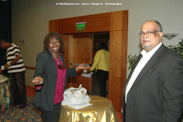 Red Cap Porters Awards - Minister of Tourism, Hon. Edmund Bartlett - Director of Tourism, Basil Smith - Friday, December 14, 2007 - Holiday Inn Sunspree, Montego Bay, Jamaica W.I. - Photographs by Net2Market.com - Barry J. Hough Sr, Photographer - Negril Travel Guide, Negril Jamaica WI - http://www.negriltravelguide.com - info@negriltravelguide.com...!