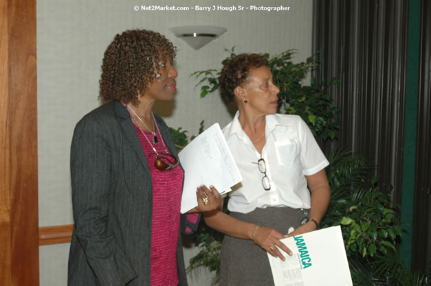 Red Cap Porters Awards - Minister of Tourism, Hon. Edmund Bartlett - Director of Tourism, Basil Smith - Friday, December 14, 2007 - Holiday Inn Sunspree, Montego Bay, Jamaica W.I. - Photographs by Net2Market.com - Barry J. Hough Sr, Photographer - Negril Travel Guide, Negril Jamaica WI - http://www.negriltravelguide.com - info@negriltravelguide.com...!