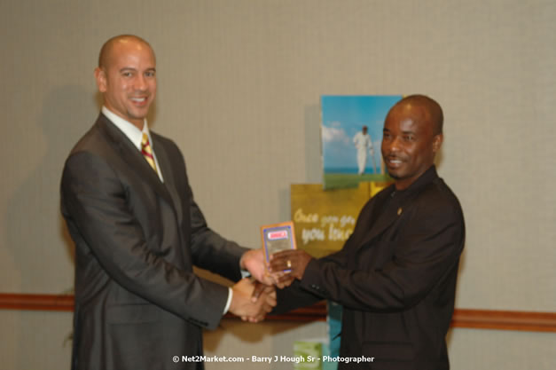 Red Cap Porters Awards - Minister of Tourism, Hon. Edmund Bartlett - Director of Tourism, Basil Smith - Friday, December 14, 2007 - Holiday Inn Sunspree, Montego Bay, Jamaica W.I. - Photographs by Net2Market.com - Barry J. Hough Sr, Photographer - Negril Travel Guide, Negril Jamaica WI - http://www.negriltravelguide.com - info@negriltravelguide.com...!