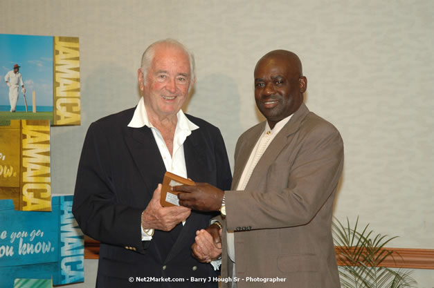 Red Cap Porters Awards - Minister of Tourism, Hon. Edmund Bartlett - Director of Tourism, Basil Smith - Friday, December 14, 2007 - Holiday Inn Sunspree, Montego Bay, Jamaica W.I. - Photographs by Net2Market.com - Barry J. Hough Sr, Photographer - Negril Travel Guide, Negril Jamaica WI - http://www.negriltravelguide.com - info@negriltravelguide.com...!