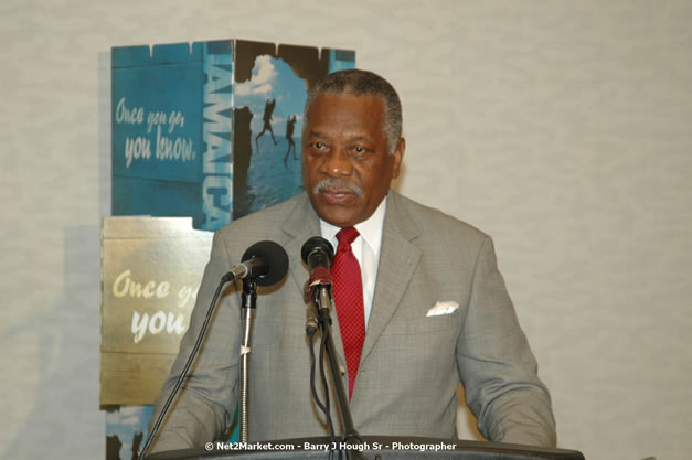 Red Cap Porters Awards - Minister of Tourism, Hon. Edmund Bartlett - Director of Tourism, Basil Smith - Friday, December 14, 2007 - Holiday Inn Sunspree, Montego Bay, Jamaica W.I. - Photographs by Net2Market.com - Barry J. Hough Sr, Photographer - Negril Travel Guide, Negril Jamaica WI - http://www.negriltravelguide.com - info@negriltravelguide.com...!