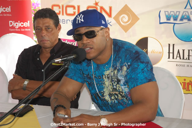 LL Cool J - Shaggy - Press Conference @ Richmond Hill Inn, Montego Bay - Red Stripe Reggae Sumfest at Catherine Hall, Montego Bay, St James, Jamaica W.I. - Negril Travel Guide.com, Negril Jamaica WI - http://www.negriltravelguide.com - info@negriltravelguide.com...!