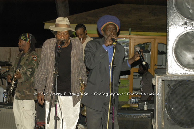 Toots and the Maytals - Grammy Award Winner @ Negril Fest - Presented by Money Cologne Promotions - Special Guest Star Jamaica Michael Jackson, Stama, Adeebe - Backed by Hurricane Band, MC Rev. BB on January 6, 2010 @ Roots Bamboo, Norman Manley Boulevard, Negril, Westmoreland, Jamaica W.I. - Photographs by Net2Market.com - Barry J. Hough Sr, Photographer/Photojournalist - The Negril Travel Guide - Negril's and Jamaica's Number One Concert Photography Web Site with over 40,000 Jamaican Concert photographs Published -  Negril Travel Guide, Negril Jamaica WI - http://www.negriltravelguide.com - info@negriltravelguide.com...!