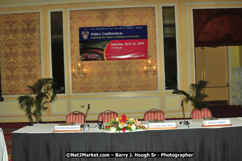 The University Of The West Indies, Mona, Policy Conference: Examining The Impact Of Gaming On The Society, Venue at Ritz - Carlton, Rose Hall, Montego Bay, St James, Jamaica - Saturday, April 18, 2009 - Photographs by Net2Market.com - Barry J. Hough Sr, Photographer/Photojournalist - Negril Travel Guide, Negril Jamaica WI - http://www.negriltravelguide.com - info@negriltravelguide.com...!