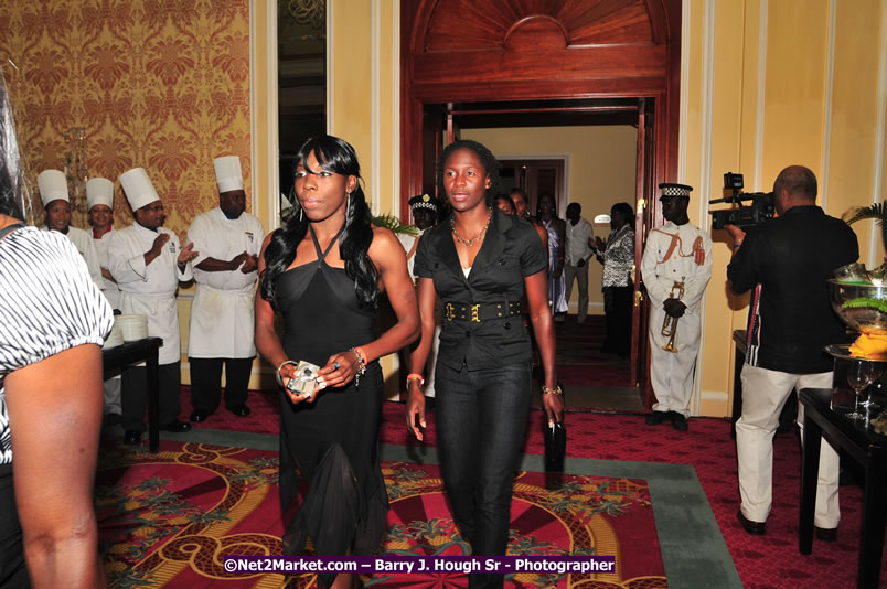 Jamaica's Olympic Athletes Reception at the Ritz Carlton - The City of Montego Bay Welcomes Our 2008 Olympians - Western Motorcade - Civic Ceremony - A Salute To Our Beijing Heros - Ritz Carlton Golf & Spa Resort, Montego Bay, Jamaica - Tuesday, October 7, 2008 - Photographs by Net2Market.com - Barry J. Hough Sr. Photojournalist/Photograper - Photographs taken with a Nikon D300 - Negril Travel Guide, Negril Jamaica WI - http://www.negriltravelguide.com - info@negriltravelguide.com...!