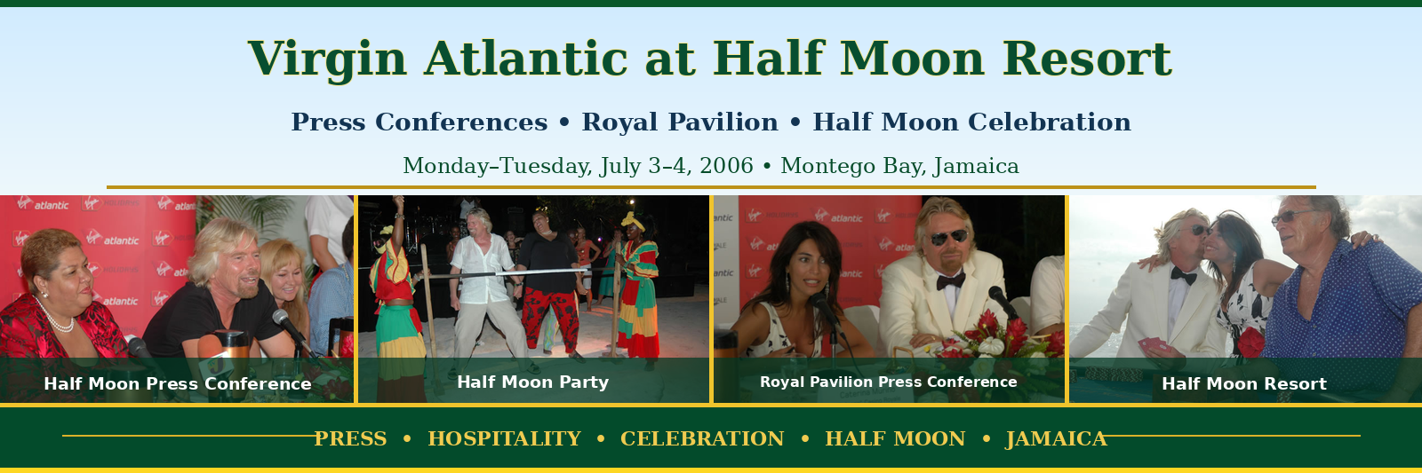 Half Moon Party header
